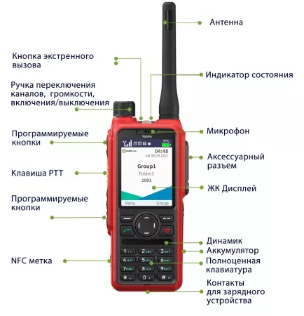 Взрывобезопасная рация  Hytera PT-895Ex